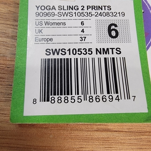 NEW Sanuk Yoga Sling 2 Tan Cream Comfy Sandals Fabric Yoga Mat Size 6 - Picture 14 of 17